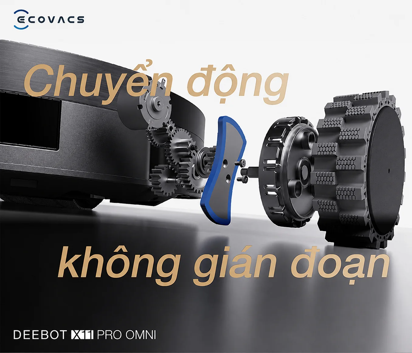 Robot hút bụi Ecovacs DEEBOT X11 Pro OMNI - hình minh họa 1