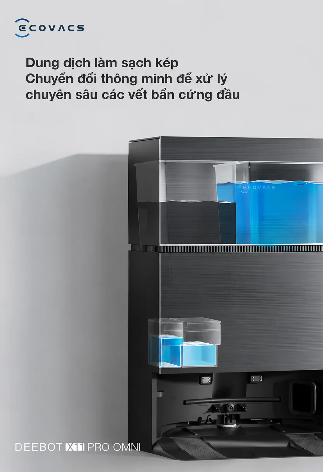 Robot hút bụi Ecovacs DEEBOT X11 Pro OMNI - hình minh họa 10