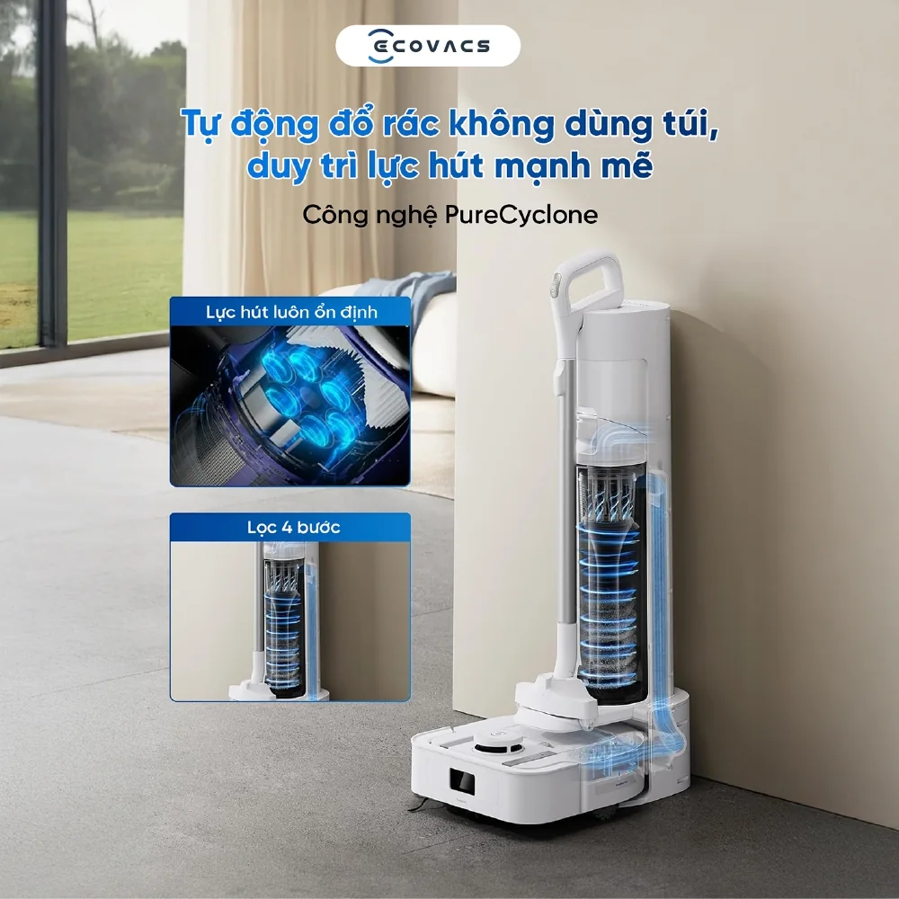 Robot hút bụi 2 trong 1 Ecovacs DEEBOT X5 Hybrid - hình minh họa 1