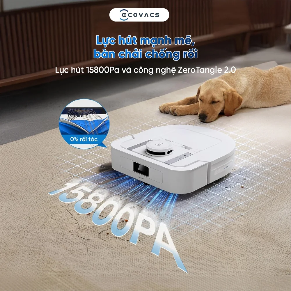 Robot hút bụi 2 trong 1 Ecovacs DEEBOT X5 Hybrid - hình minh họa 3