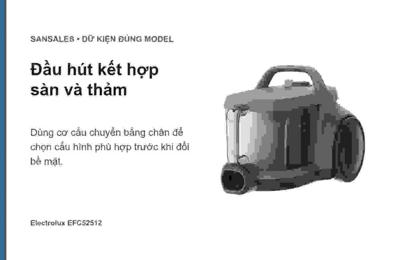 Bộ lọc Electrolux EFC52512 cho hạt trên 1 micromet