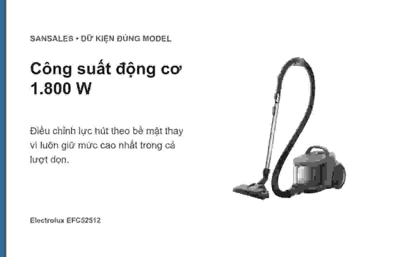 Electrolux EFC52512 Clean 500 màu xanh denim nhạt
