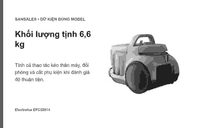 Hộp bụi 2 lít và bộ lọc Electrolux EFC52614
