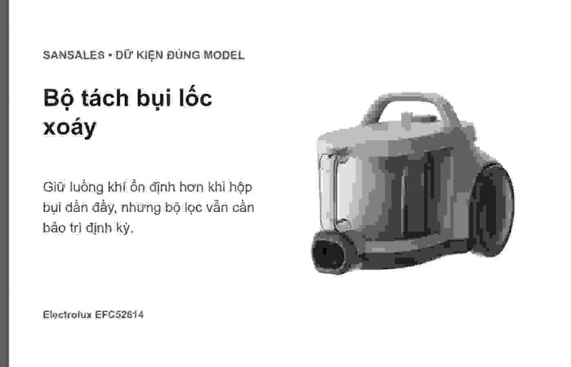 Núm điều chỉnh công suất Electrolux EFC52614