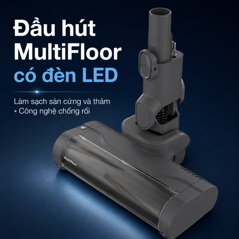 Đầu hút MultiFloor có đèn LED và công nghệ chống rối của Electrolux EFP52212DB