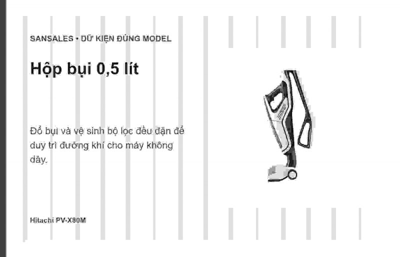 Đầu Turbo có đèn LED Hitachi PV-X80M