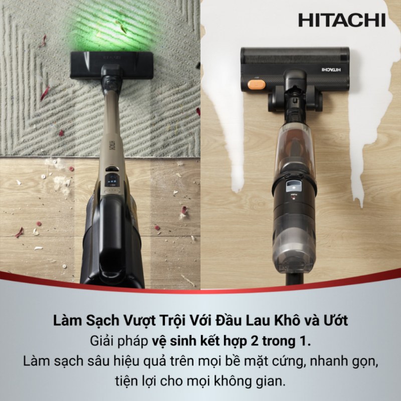 Hitachi PV-XHW4P - Tự làm sạch kết thúc chu trình lau