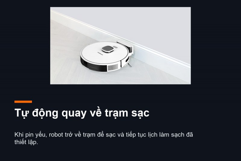 Hitachi RV-X20P - Tự động quay về trạm sạc