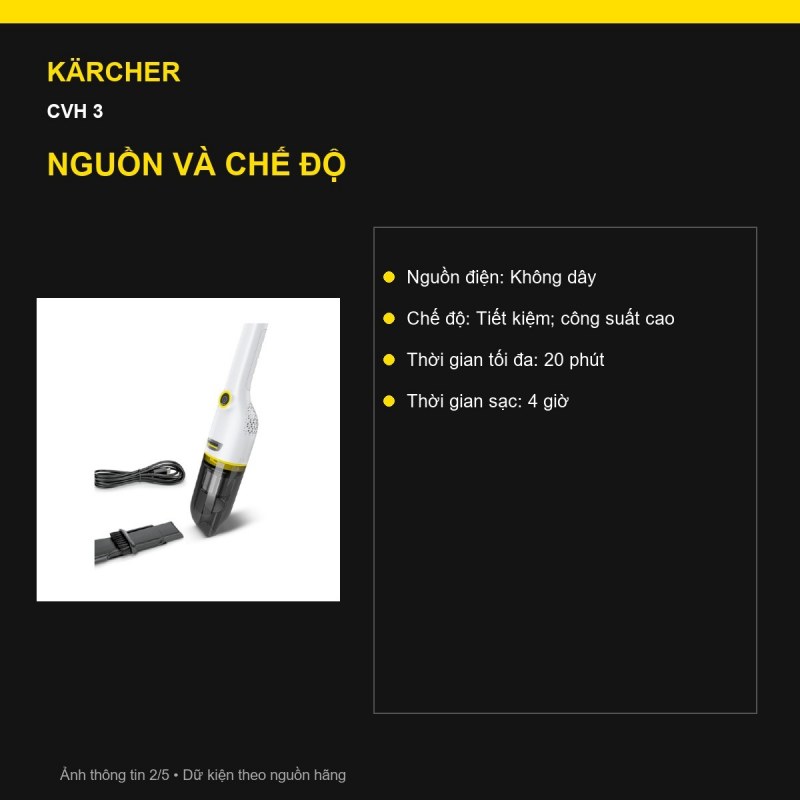 Trạm sẵn sàng của Kärcher CVH 3