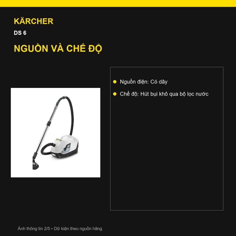 Bình lọc nước 2 lít Kärcher DS 6