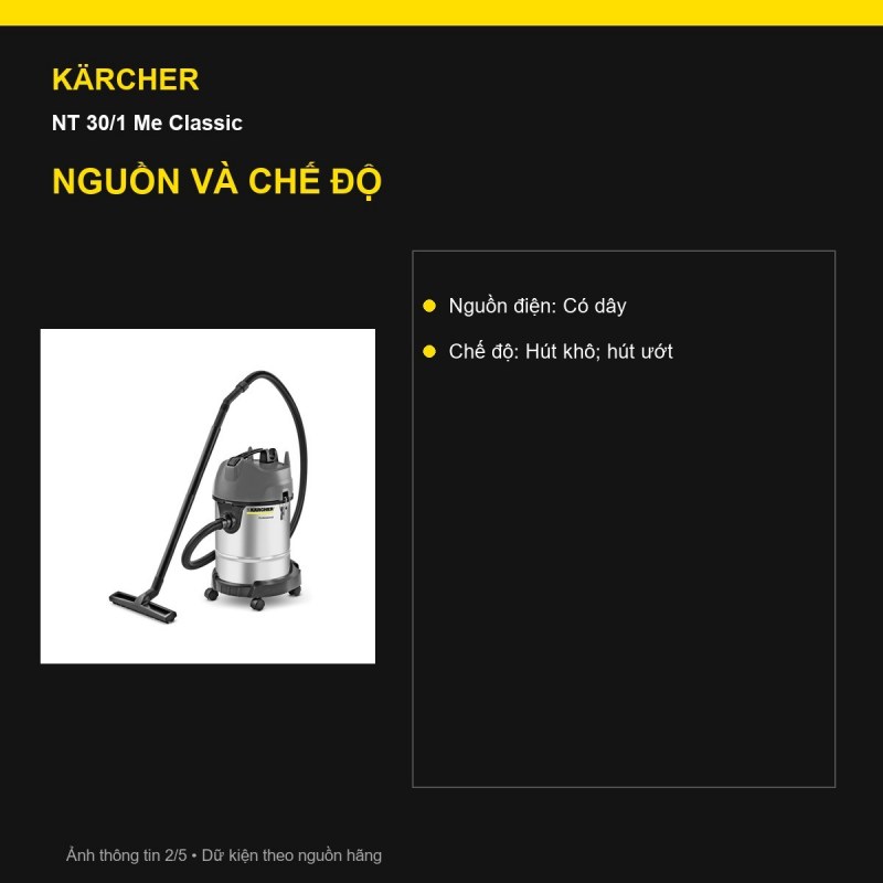 Đường khí DN 35 của Kärcher NT 30/1 Me Classic CN