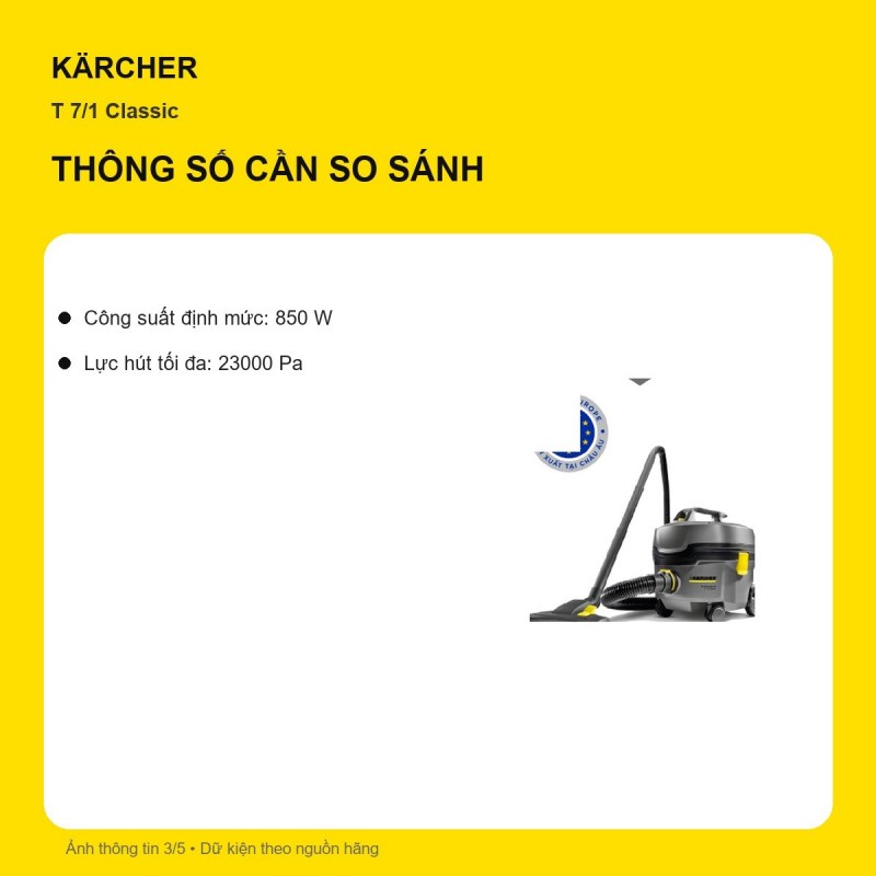 Cản vòng Kärcher T 7/1 Classic