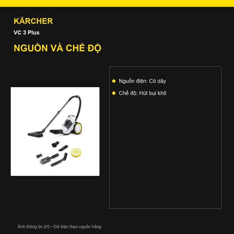 Hộp bụi trong suốt Kärcher VC 3 Plus
