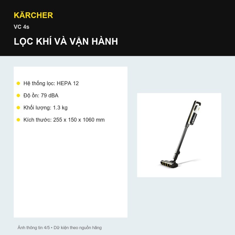 Trạm sạc Kärcher VC 4s