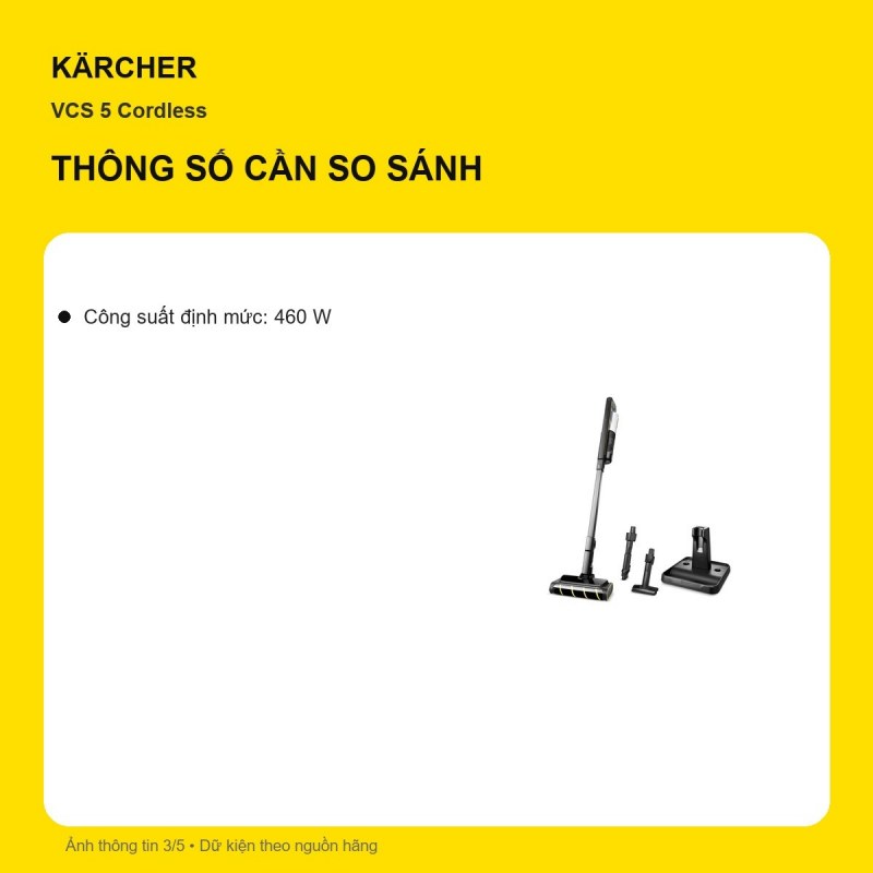 Đèn sàn và màn hình Kärcher VCS 5 Cordless