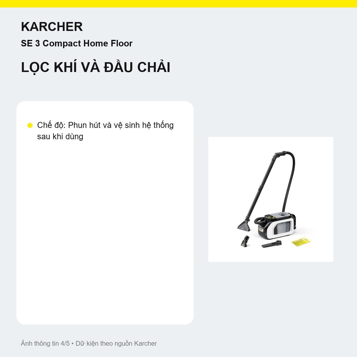 Hệ thống bình kép Kärcher SE 3 Compact Home Floor