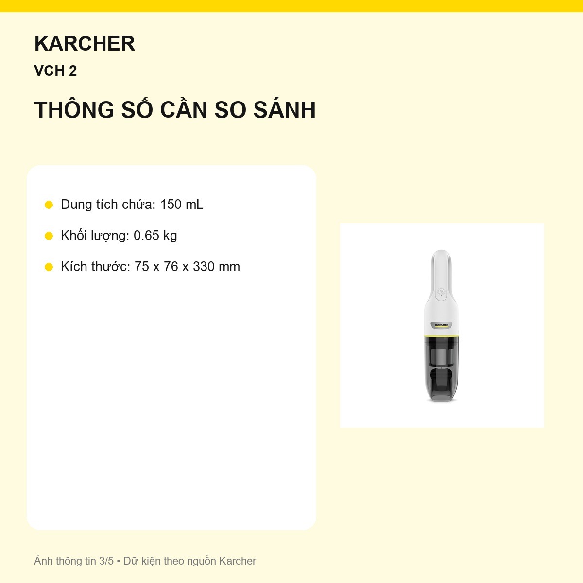 Đầu hút khe Kärcher VCH 2