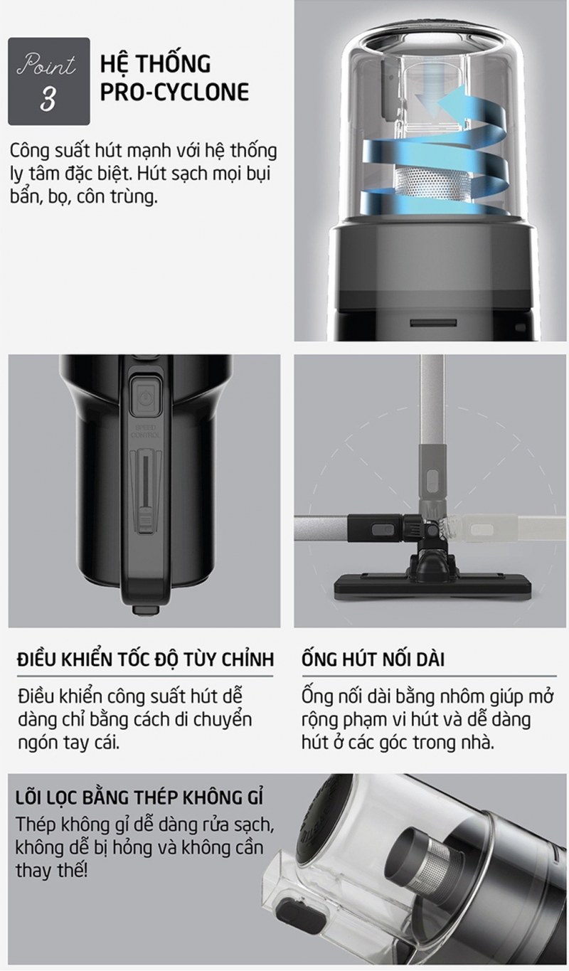 LocknLock ENV336BLK - Hộp bụi 0,4 lít đặt ra nhịp dừng giữa buổi dọn