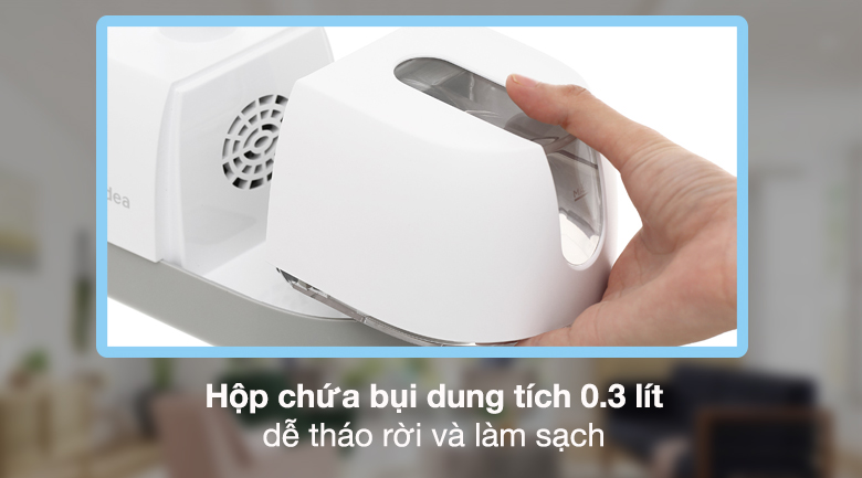 Midea MVC-BC5UV - Cốc bụi 0,3 lít là điểm dừng phải quan sát