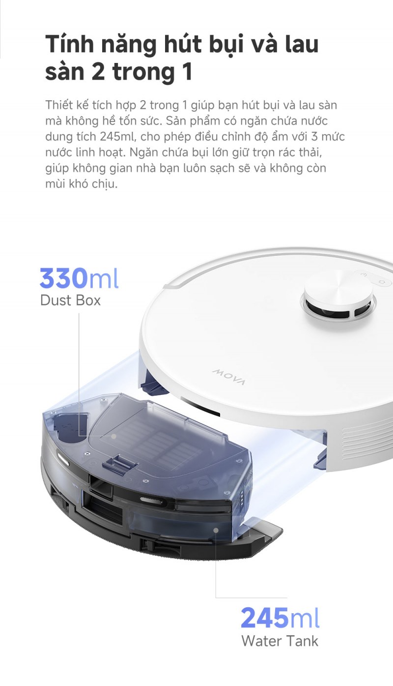 MOVA E20s Pro Plus minh họa tính năng 3