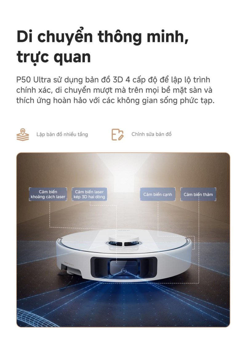 MOVA P50 Ultra minh họa tính năng 5