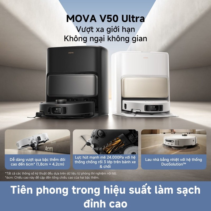 MOVA V50 Ultra minh họa tính năng 1