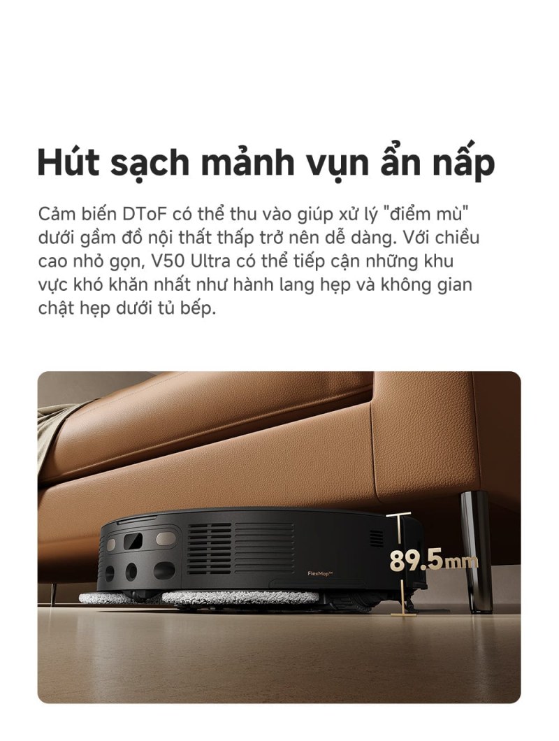 MOVA V50 Ultra minh họa tính năng 5