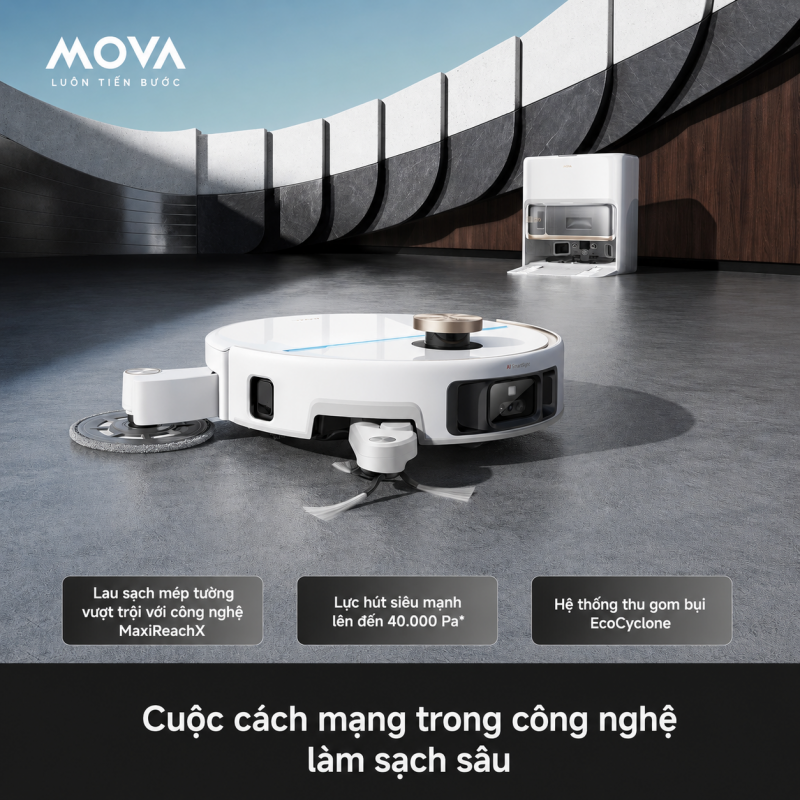 MOVA V70 Ultra Complete X minh họa tính năng 1