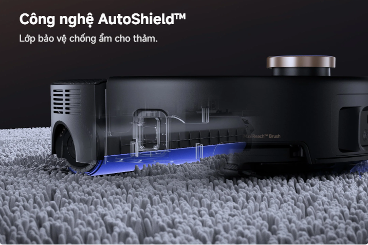 AutoShield bảo vệ thảm trên MOVA Z60 Ultra Roller