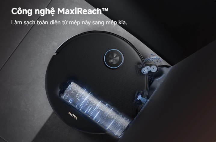 Con lăn MaxiReach của MOVA Z60 Ultra Roller