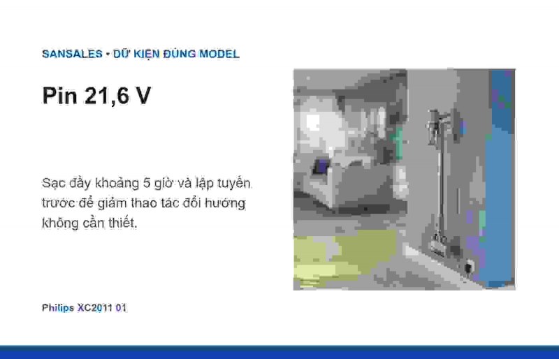 Hai chế độ Eco và Boost của Philips XC2011/01