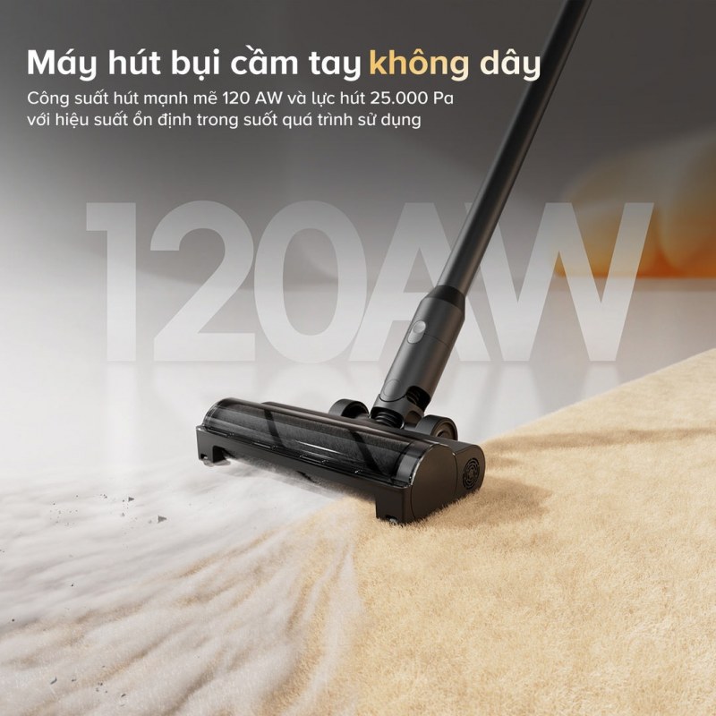 Roborock F25 ACE Combo - Hai mốc pin 60 và 65 phút thuộc hai cấu hình khác nhau