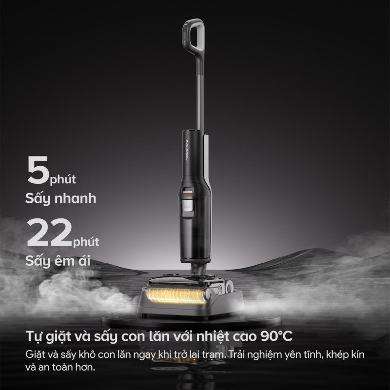 Roborock F25 Gen 2 - Trạm 90°C có hai nhịp sấy cho hai lịch sinh hoạt