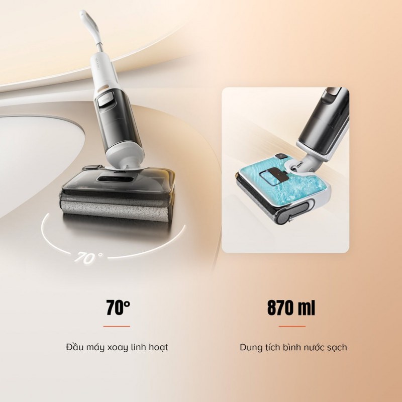 Roborock F25 RT - Hai chế độ biến người dùng thành cảm biến chính