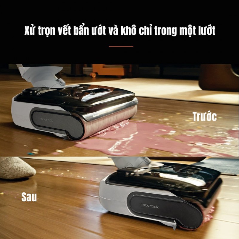Roborock F25 RT - Trạm 90°C và sấy 30 phút hoàn tất phần chăm con lăn
