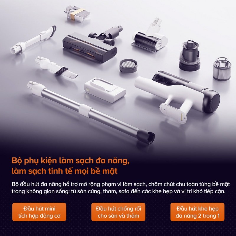 Roborock H60 Hub Pro - Túi 3 L đổi thao tác thường xuyên thành vật tư định kỳ
