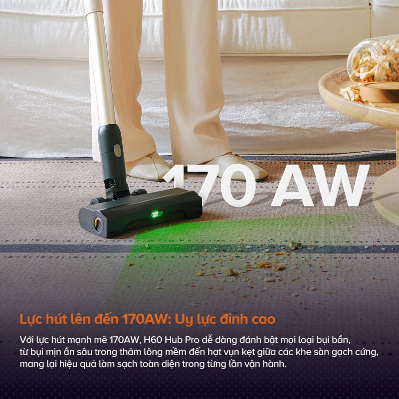 Roborock H60 Hub Pro - Trạm chuyển bụi trong khoảng 10 giây, không tự bảo trì toàn máy