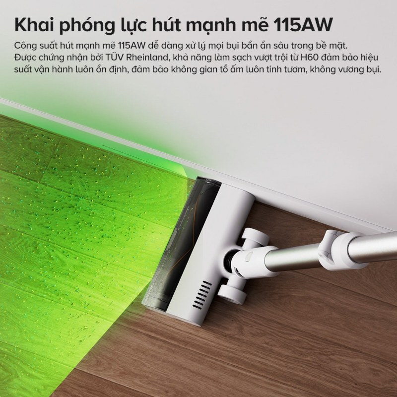 Roborock H60 - 115 AW chỉ hợp lý nếu Max không trở thành chế độ mặc định
