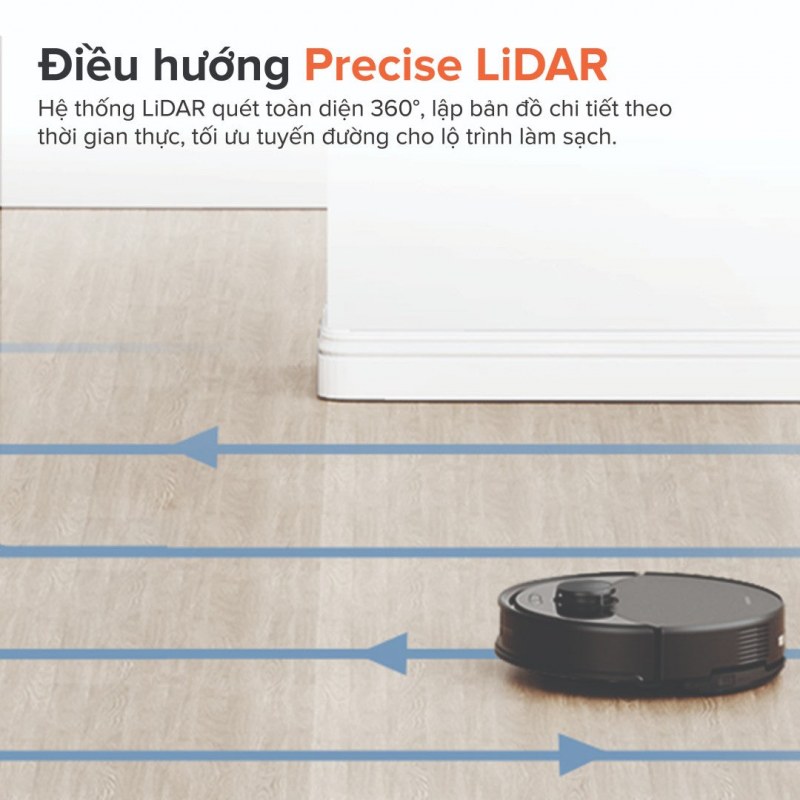 Lực hút HyperForce 10000 Pa trên Roborock Q10 PF