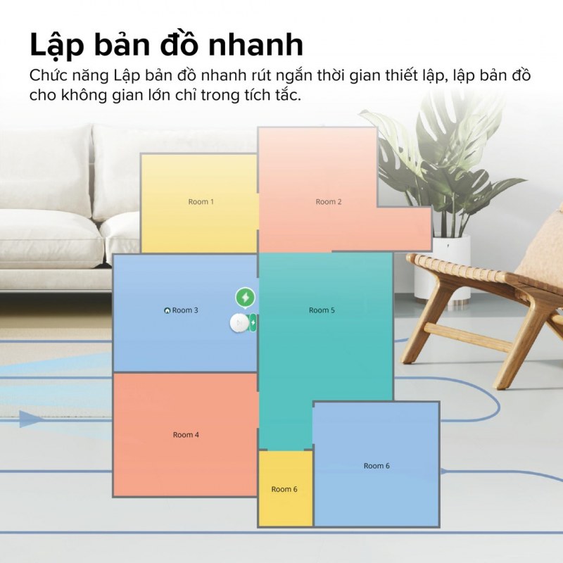 Tính năng 5 của Robot hút bụi Roborock Q7 TF+