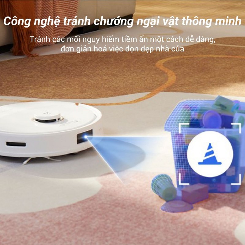Reactive Tech giúp Roborock Q8 Max tránh vật cản