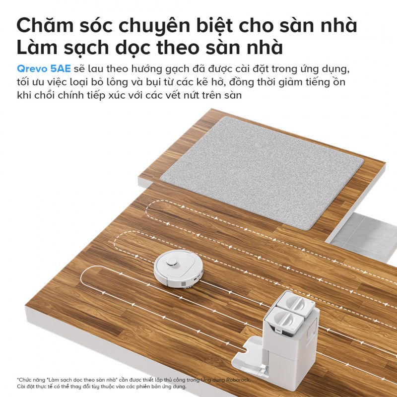 Tính năng 3 của Robot hút bụi Roborock Qrevo 5AE