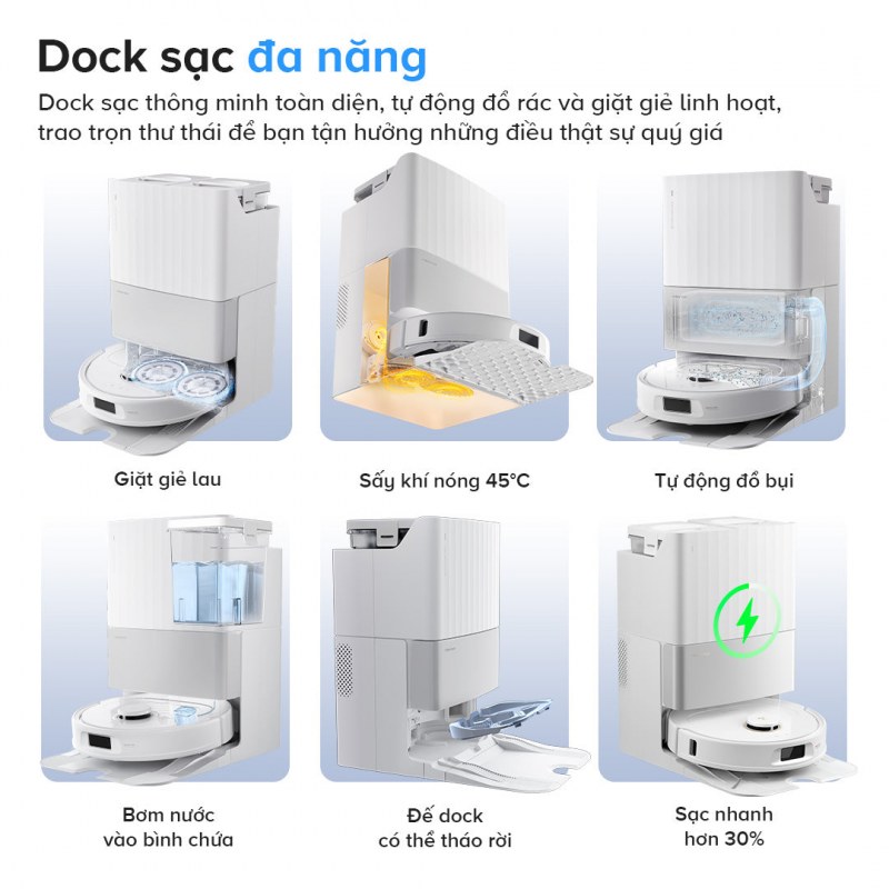 Tính năng 5 của Robot hút bụi Roborock Qrevo 5AE