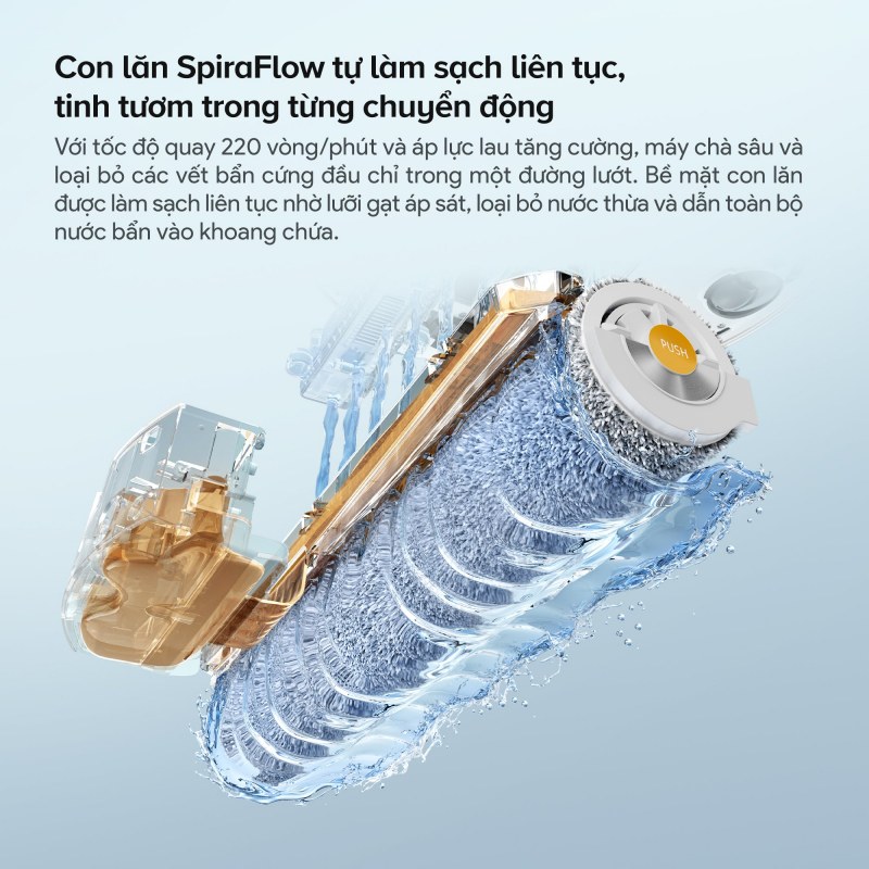 Tính năng 1 của Robot hút bụi Roborock Qrevo Curv 2 Flow