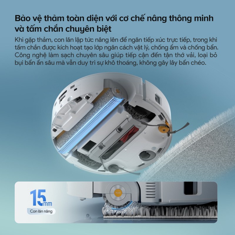 Tính năng 3 của Robot hút bụi Roborock Qrevo Curv 2 Flow