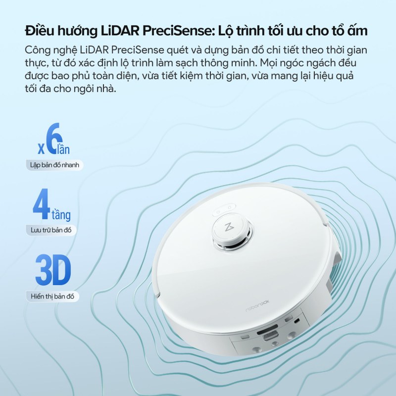 Tính năng 5 của Robot hút bụi Roborock Qrevo Curv 2 Flow