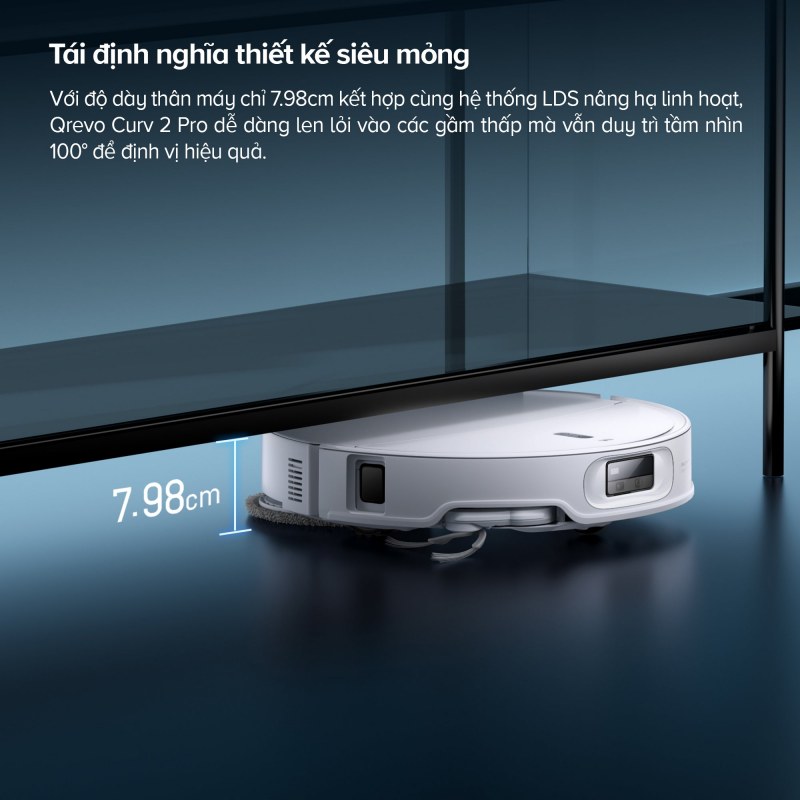 Tính năng 3 của Robot hút bụi Roborock Qrevo Curv 2 Pro