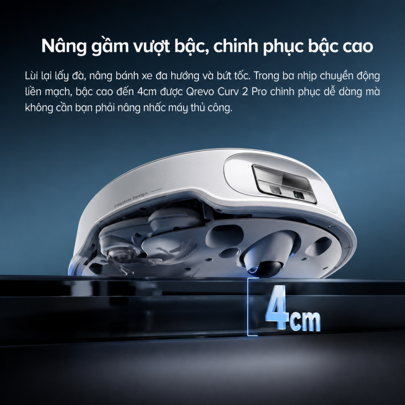Tính năng 5 của Robot hút bụi Roborock Qrevo Curv 2 Pro