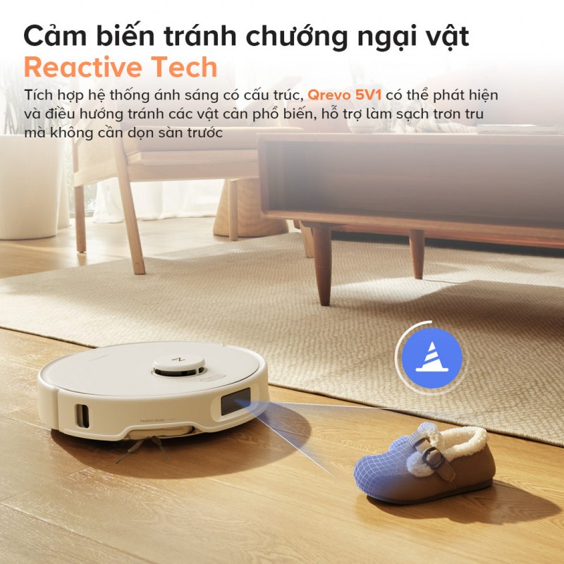 Tính năng 2 của Robot hút bụi Roborock Qrevo Edge 5V1