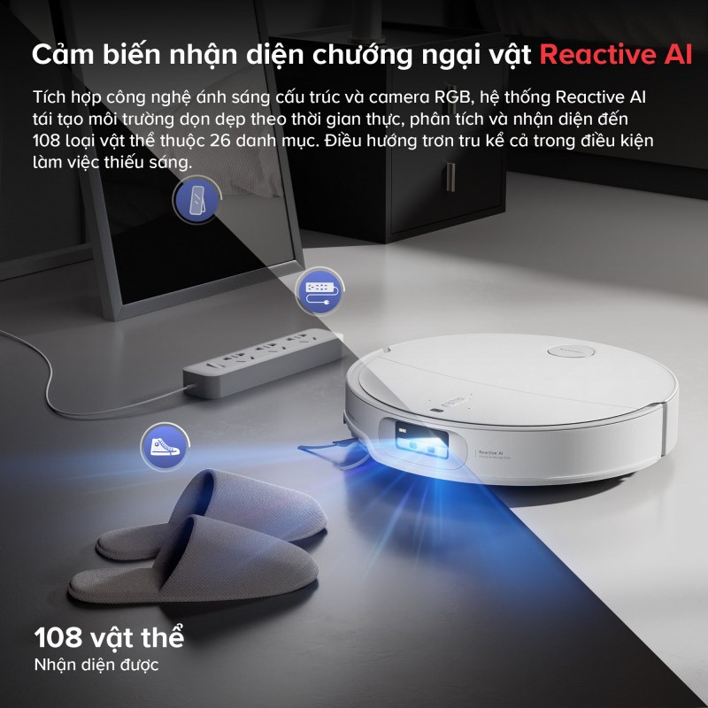Tính năng 4 của Robot hút bụi Roborock Qrevo EdgeT